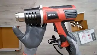 Фен промисловий WORCRAFT HG20-600. Розпаковка
