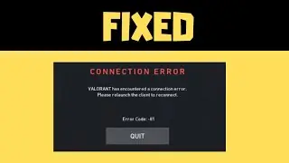 [SOLVED] Fix Valorant Error Code VAN 81  Valorant Connection Error