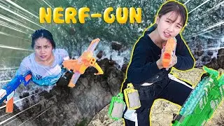 Xgirl Nerf Films : Two Special police SEAL X Girl Nerf Guns ! Warriors vs Alibaba &ndash; Epic Battle Boss