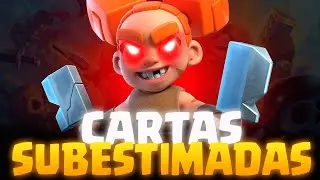 AS 5 CARTAS MAIS SUBESTIMADAS ATUALMENTE NO CLASH ROYALE...