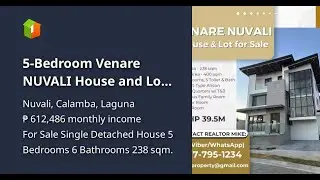 5-Bedroom Venare NUVALI House and Lot for Sale