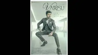 Thalapathy 66 1st look poster movie name VARISU
