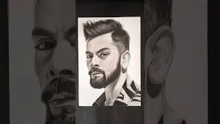 Virat kohli drawing on ivory sheet #viratkohli #drawing #art #pencilportrsit #pencilsketch #viral