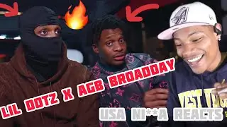 AMERICAN REACTS TO UK DRILL | Lil Dotz x #Agb Broadday - Roll Up | GRM DAILY | REAL NI**A REACTIONS