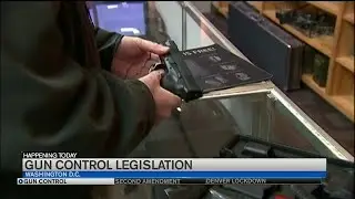 House passes sweeping gun legislation to expand background checks to cover virtually all sales