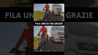 Ecco &ldquo;SPIEGATO perch&eacute; i ciclisti non viaggiano in FILA, meglio la multa che la vita! #ciclisti #fila