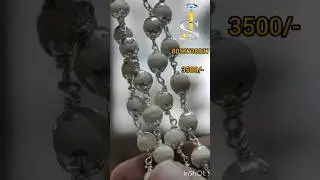 925 Pure Silver Tulsi Mala 🌿 | Original Tulsi Mala for Men by SJ_Gold