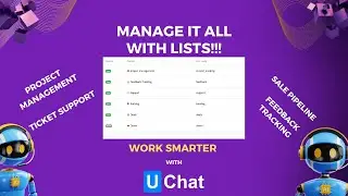 Manage projects, sales pipeline, support and more with Lists!!!