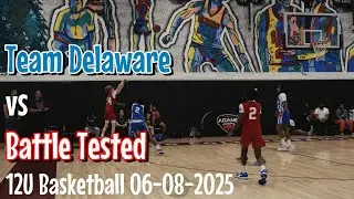 Battle Tested vs Team Delaware 2031/12U Basketball 06 08 2025