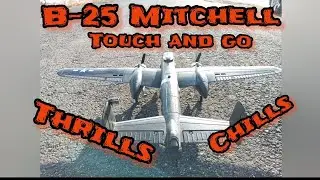 FMS B-25 MITCHELL making Snotcicles in the polar vortex.