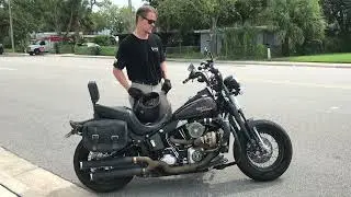 Видео тестирования 3905 &mdash; Harley-Davidson Softail Crossbones TURBO 2008 года (35 567 миль)