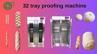 32 Tray Proofing Machine for Brioche Croissant Naan Bread Baguette Sourdough Bakery Fermentation