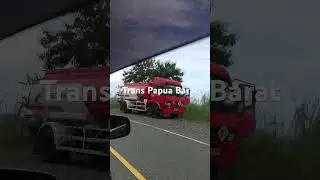 Jalan trans Papua Barat Manokwari-Bintuni #adventure #automobile #travel #nature #drone #sunrise