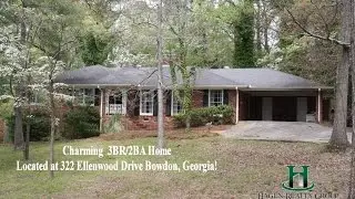 Charming 3BR/2BA Brick Home in Bowdon, Georgia!