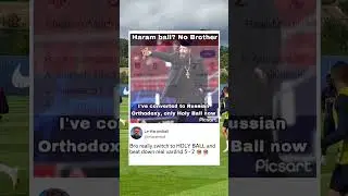 BRO TURNED HARAM BALL TO HOLY BALL!  #football #haramball