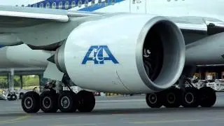 Nantes Atlantique [LFRS / NTE] - B777-300ER Air Austral, Pushback and Take off