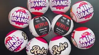 ASMR | Unboxing ALL *NEW* NETFLIX & RETRO MINI BRANDS! (No Talking)