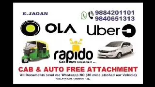 ola uber rapido cab auto free attachment
