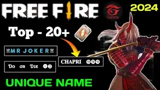 best nicknames for free fire 2024 | unique free fire names | attitude name free fire