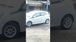 AGYA 2022 pake velg ce28 et42 lebar 6.5 profil ban 185.55.15 acelera phi 👍✔