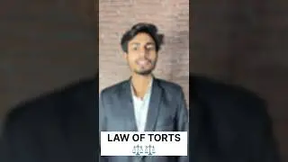 LAW OF TORTS #shortsvideo #trending #motivation #lawreels