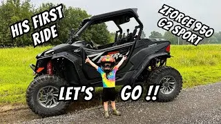 CFMoto ZForce Gen 2 950: Our Grandson's First SXS Experience!!