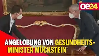 Angelobung von Gesundheitsminister M&uuml;ckstein