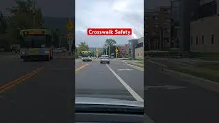 Crosswalk Safety #pedestriansafety #crosswalk #drivepledge #roadsafety