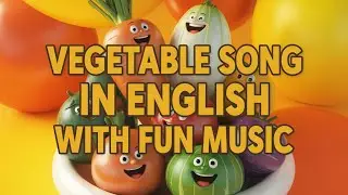 Nursery Rhymes Vegetables | Educational Songs for Kids Learning English and Colors