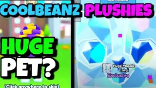 🥚 I OPENED 2 COOLBEANZ PLUSHIES IN PET SIMULATOR X! (HUGE PET?!)