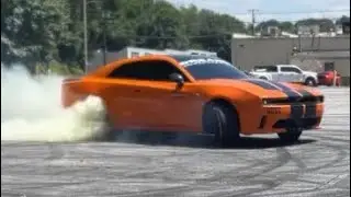 1ST EV DODGE CHARGER TO DO DONUTS 🌪️🔥