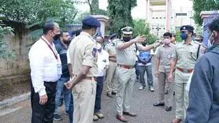 On 28th November 2020 CP Rachakonda Mahesh Bhagwat IPS, ZC GHMC L B Nagar Upendra Reddy, DCP L B Na