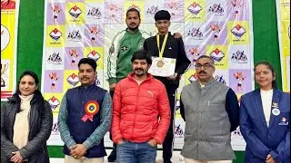 Khel Mahakumbh Gold medal 🥇 winner in Under-19 Boys solo #trendingshorts #anatomy #yogainsipiration 