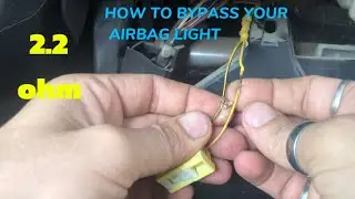 How to reset an Airbag light / toyota hybrid Axio /Easy Fix