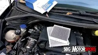 ⚒️ Como cambiar filtro de polen en el Peugeot 207  || SBG MOTORSPORT