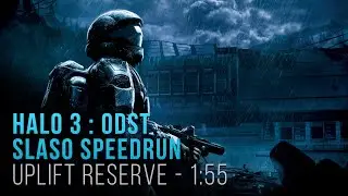 WORLD RECORD // Halo 3 ODST - SLASO (Deathless) Speedrun - Uplift Reserve - 1:55