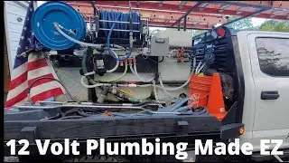 EASY 12 Volt Pump Plumbing For House & Roof Washing