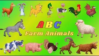 ABC Farm Animals  | Alphabet Animals for Kids  N24TH5 | Animal Sounds