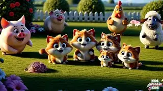 🐈☀️ Purr Purr Purr! Max the Cat and the Sunny Day Garden Rhyme