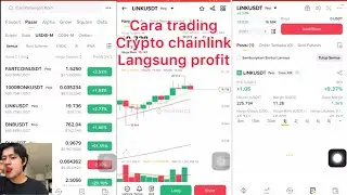 Cara trading crypto chainlink yang ikutan naik di binance langsung untung part 112
