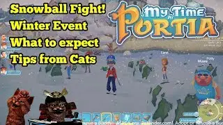 My Time at Portia Winter Snowball Fight Event