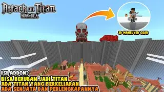 CARA PASANG ADDON + MAP ATTACK ON TITAN (AOT) DI MCPE!! | WORK DI MCPE V 1.16+