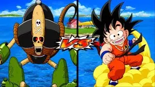 Robot Pirata VS Goku Nube Voladora Port Dragon Ball Z Budokai Tenkaichi 3 MOD BT3 PS2