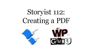 Storyist 112: Creating a PDF