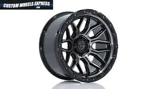 Fuel Surge FC881BT Machined Black GTCC Custom Truck Wheel