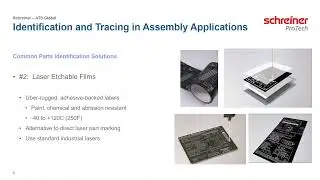 Traceability and Quality for Metal Forming and Assembly Applications