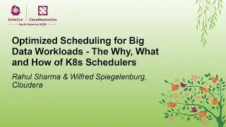 Optimized Scheduling for Big Data Workloads - The Why, What... Rahul Sharma & Wilfred Spiegelenburg