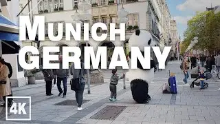 MUNICH in October 2022 GERMANY &bull; 4K 60fps ASMR Real Time Virtual Walking Tour