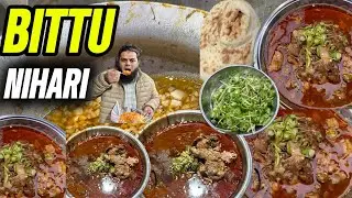 बिट्टू निहारी दिल्ली | बिट्टू NAHARI DELHI | DESI GHEE NAHARI DELHISTREET FOOD INDIA🤤