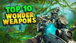 Top 10 WONDER WEAPONS IN COD ZOMBIES